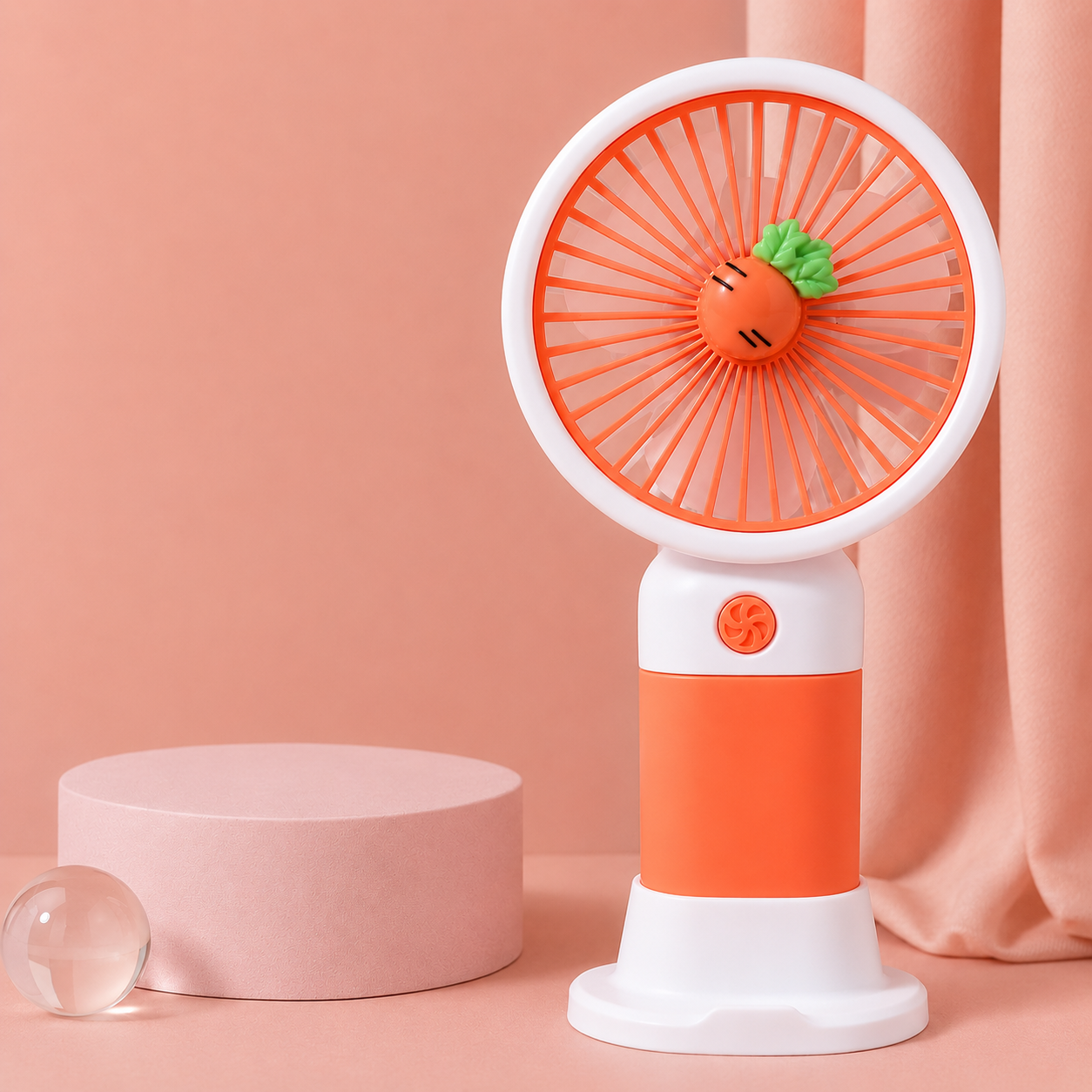 Ventilador Portátil Recargable Frutas - Dressygt