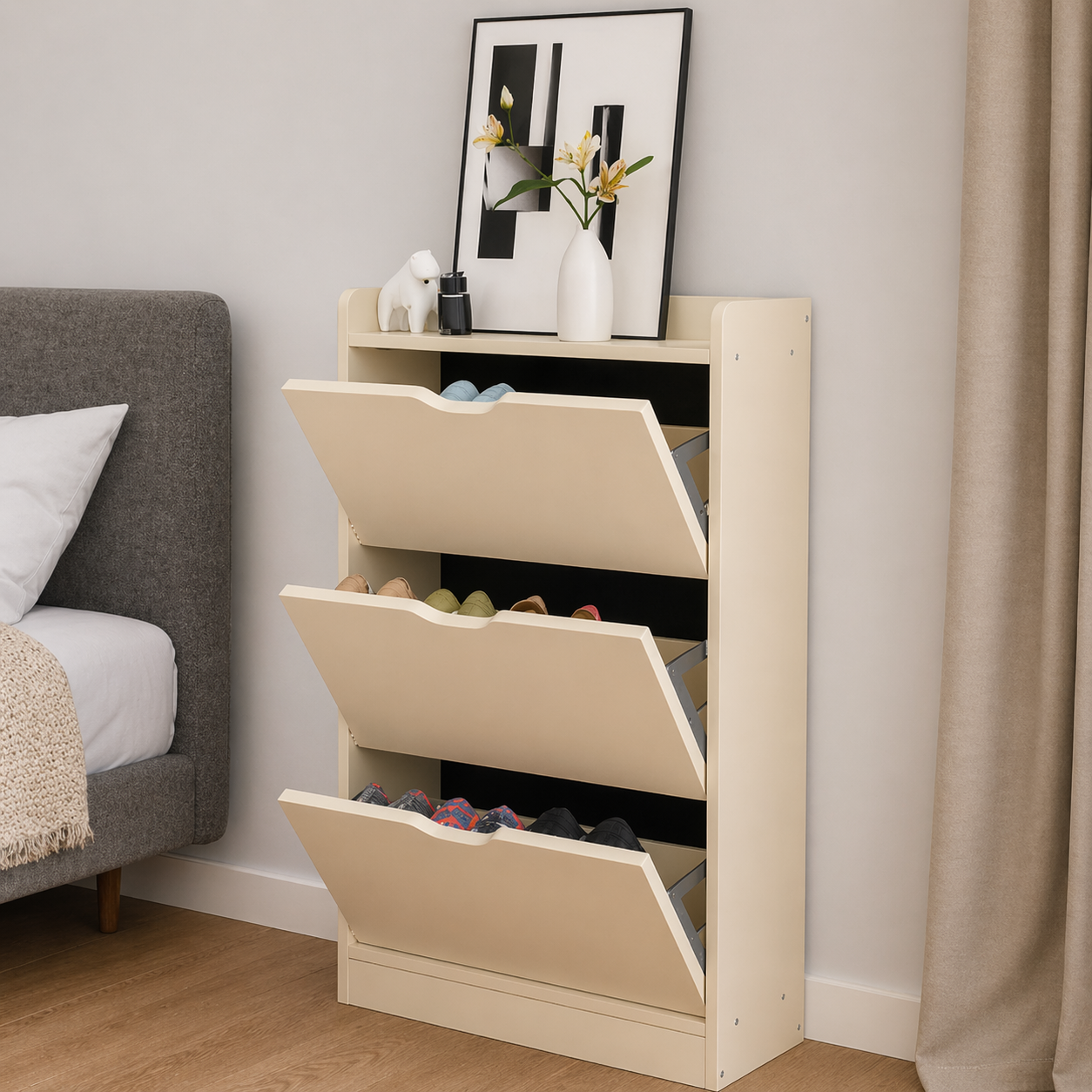 Organizador pequeños de zapatos de tres niveles - Dressygt