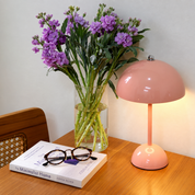 Lámpara de mesa inalámbrica tipo hongo