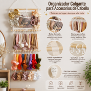 Organizador de moños, diademas y accesorios