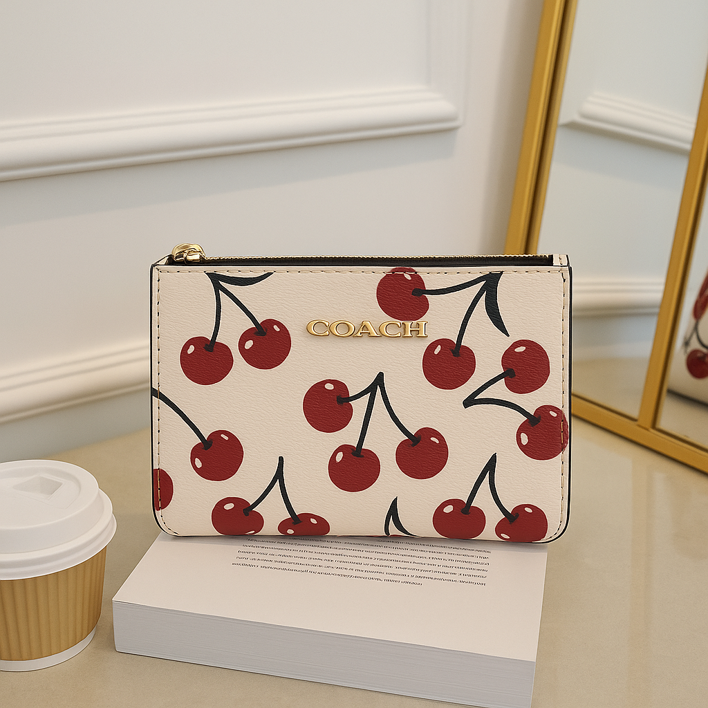 Billetera tipo sobre con estampado