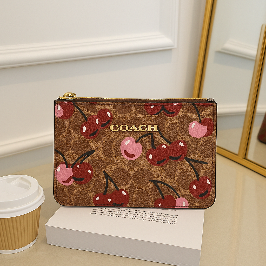 Billetera tipo sobre con estampado