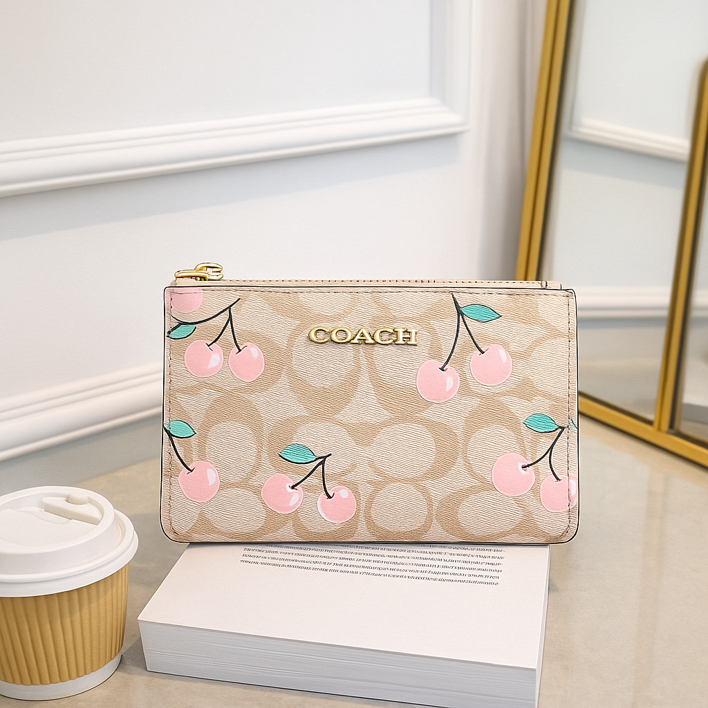 Billetera tipo sobre con estampado