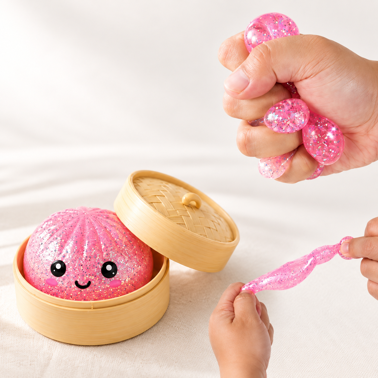 Squishy antiestrés de dumpling