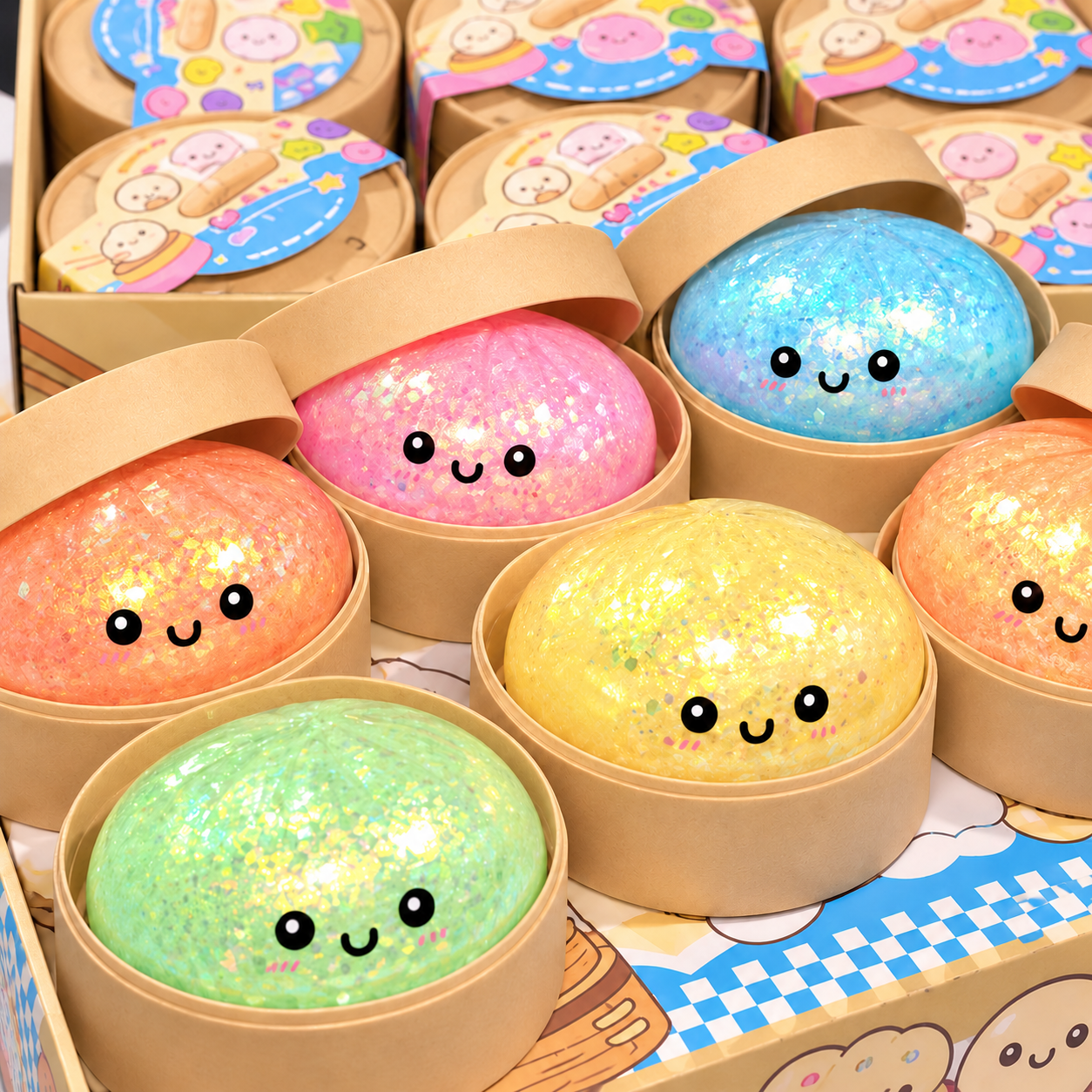 Squishy antiestrés de dumpling