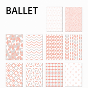 Set de papel decorativo estampado 50 hojas
