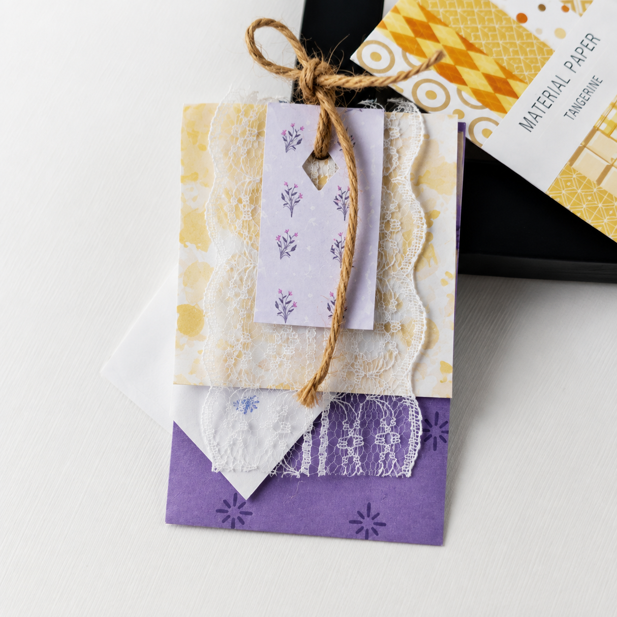 Set de papel decorativo estampado 50 hojas