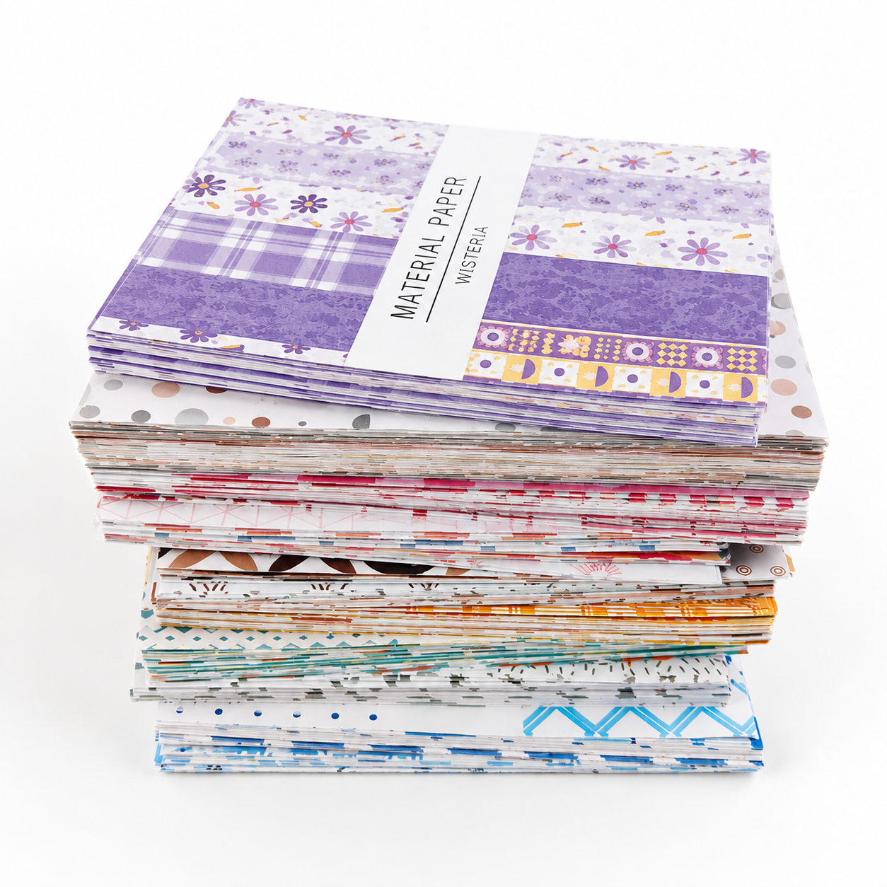Set de papel decorativo estampado 50 hojas