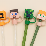 Protector de pajilla  de minecraft