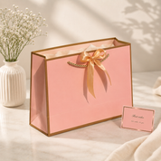 Bolsa pequeña para regalo elegante con listón