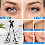 Masajeador facial metálico efecto frío