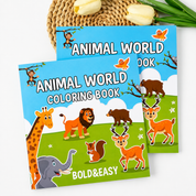 Libro para Colorear Animales y Espacio