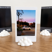 Mini portafotos nube para escritorio