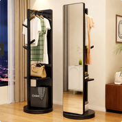 Rack organizador con espejo