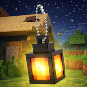 Llavero con luz de linterna de Minecraft - Dressygt