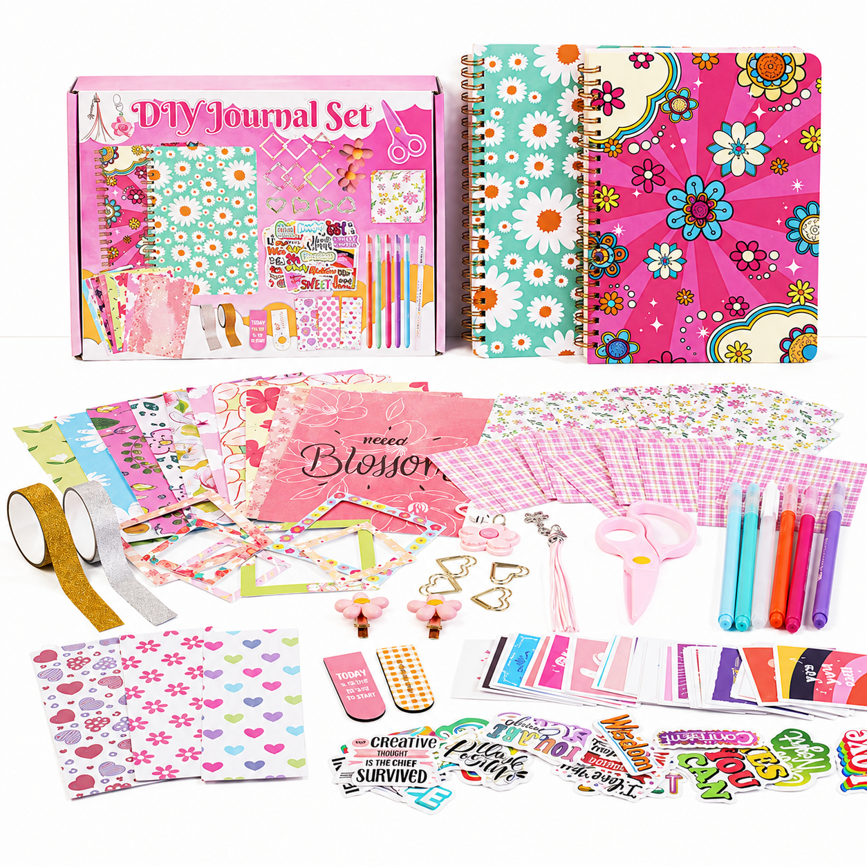 Set de Diario Creativo con Accesorios para Decorar