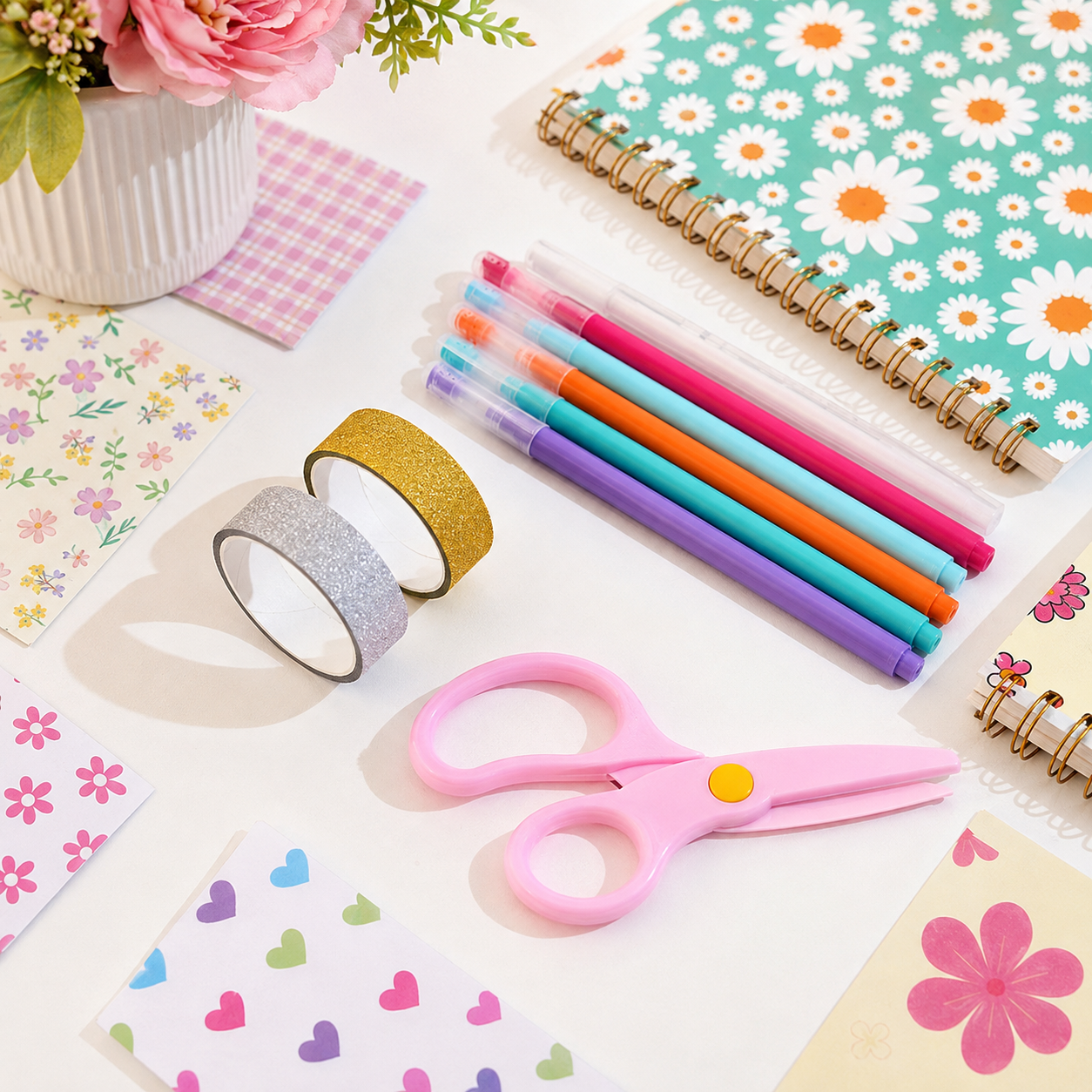 Set de Diario Creativo con Accesorios para Decorar