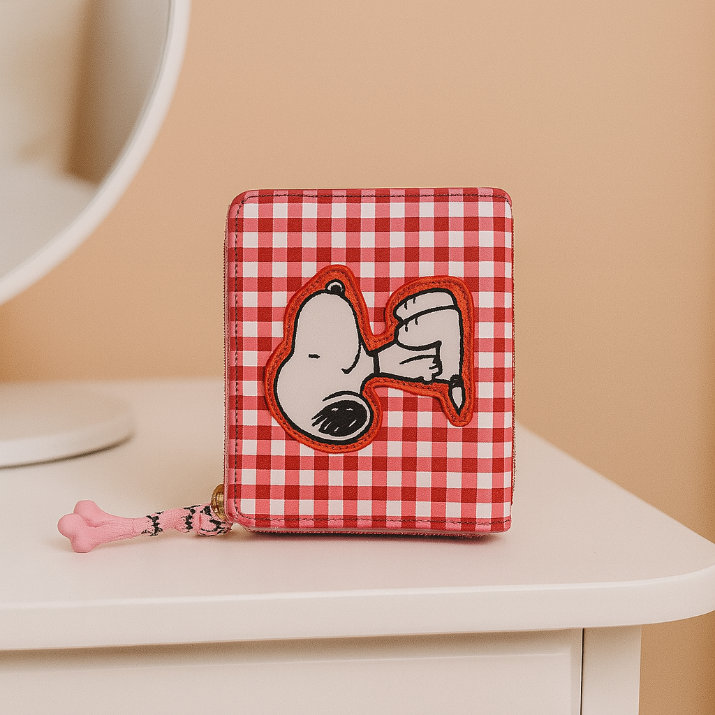 Billetera de cuadrada de Snoopy