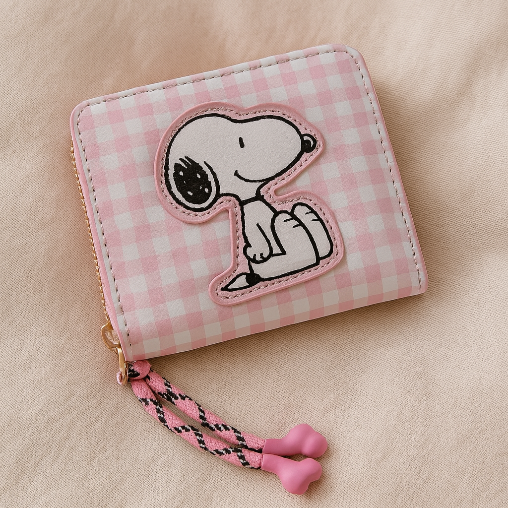 Billetera de cuadrada de Snoopy