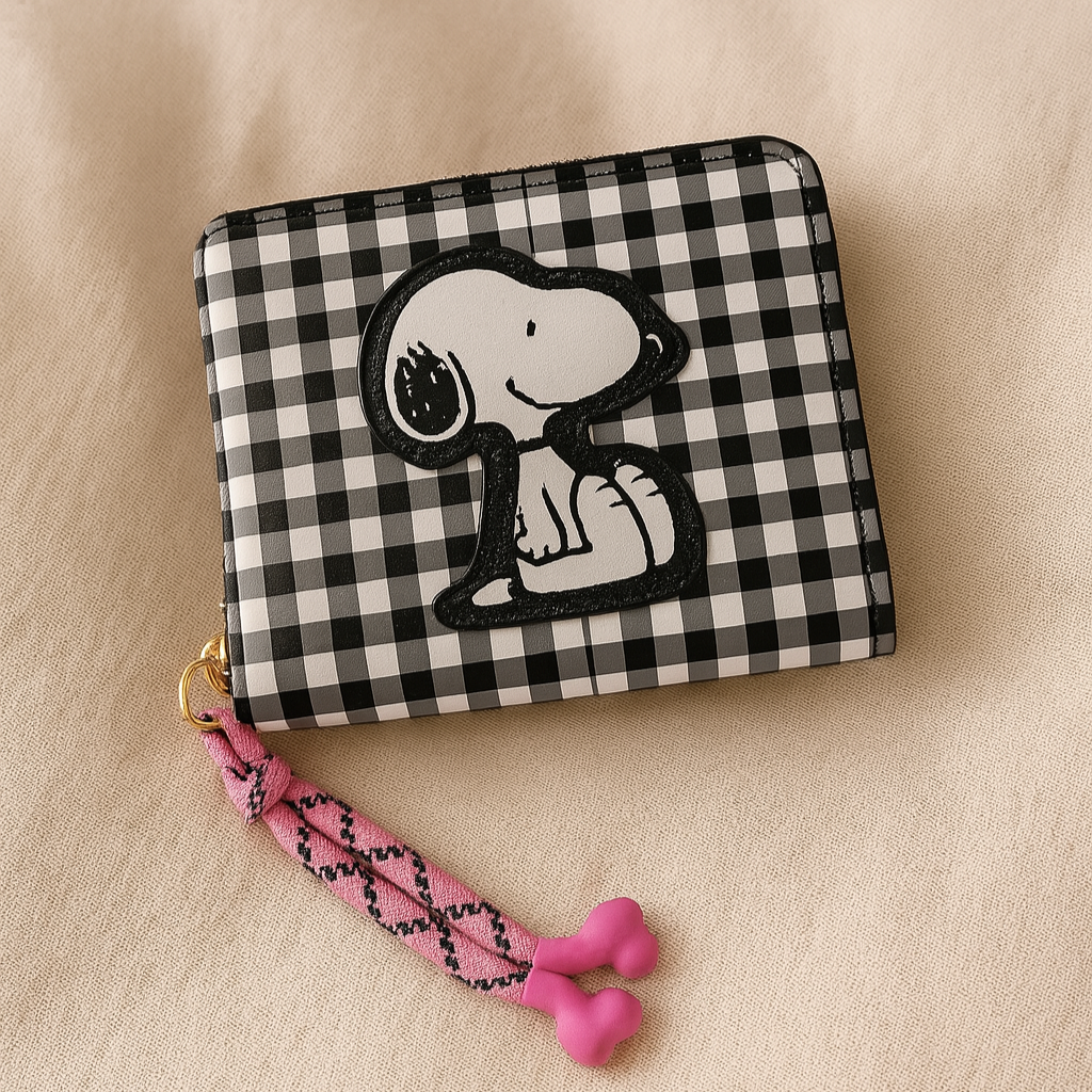 Billetera de cuadrada de Snoopy