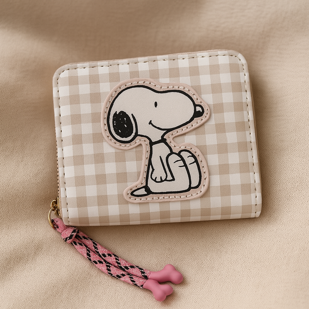 Billetera de cuadrada de Snoopy