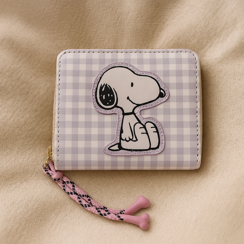 Billetera de cuadrada de Snoopy