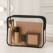 Cosmetiquera pequeña transparente