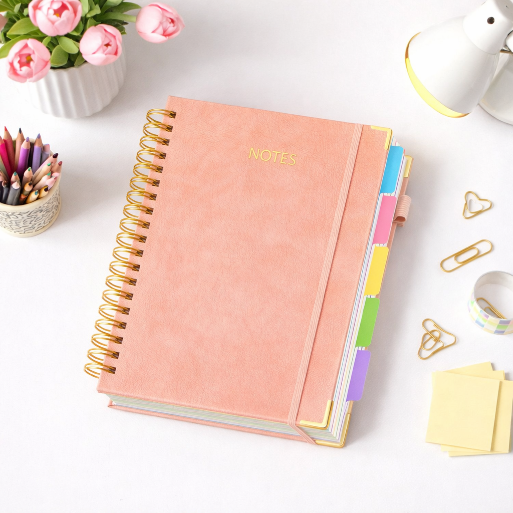 Cuaderno de notas con 5 separadores - Dressygt