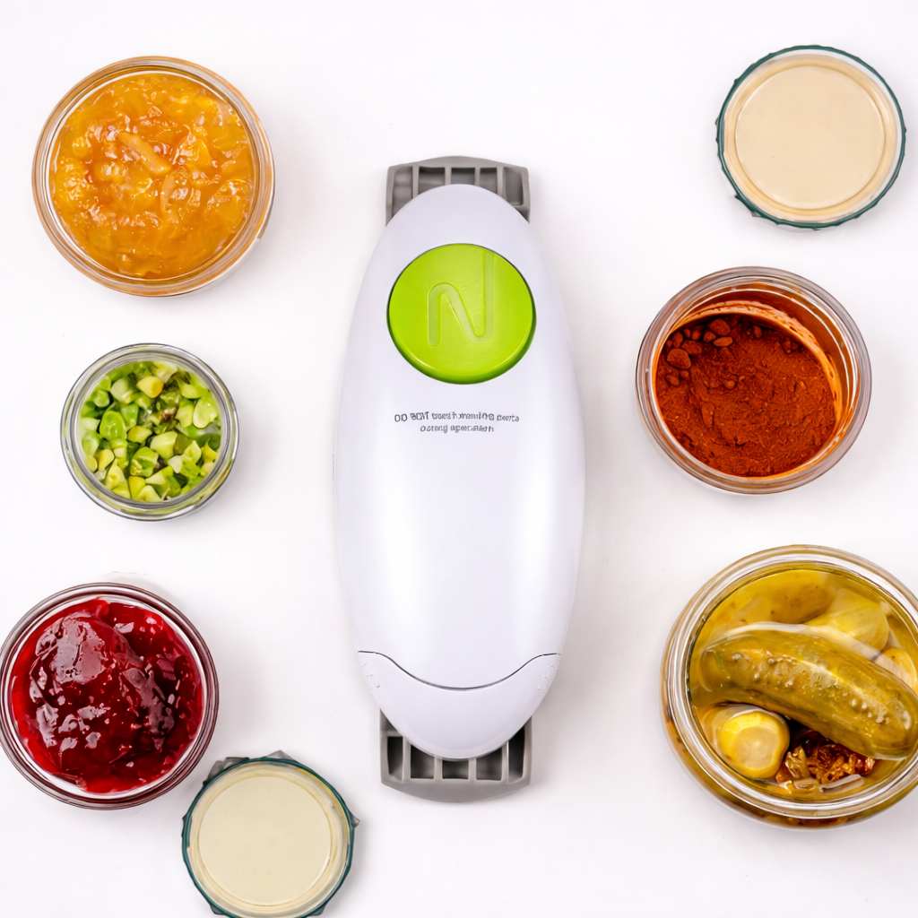 Abridor eléctrico de frascos y botellas - Dressygt