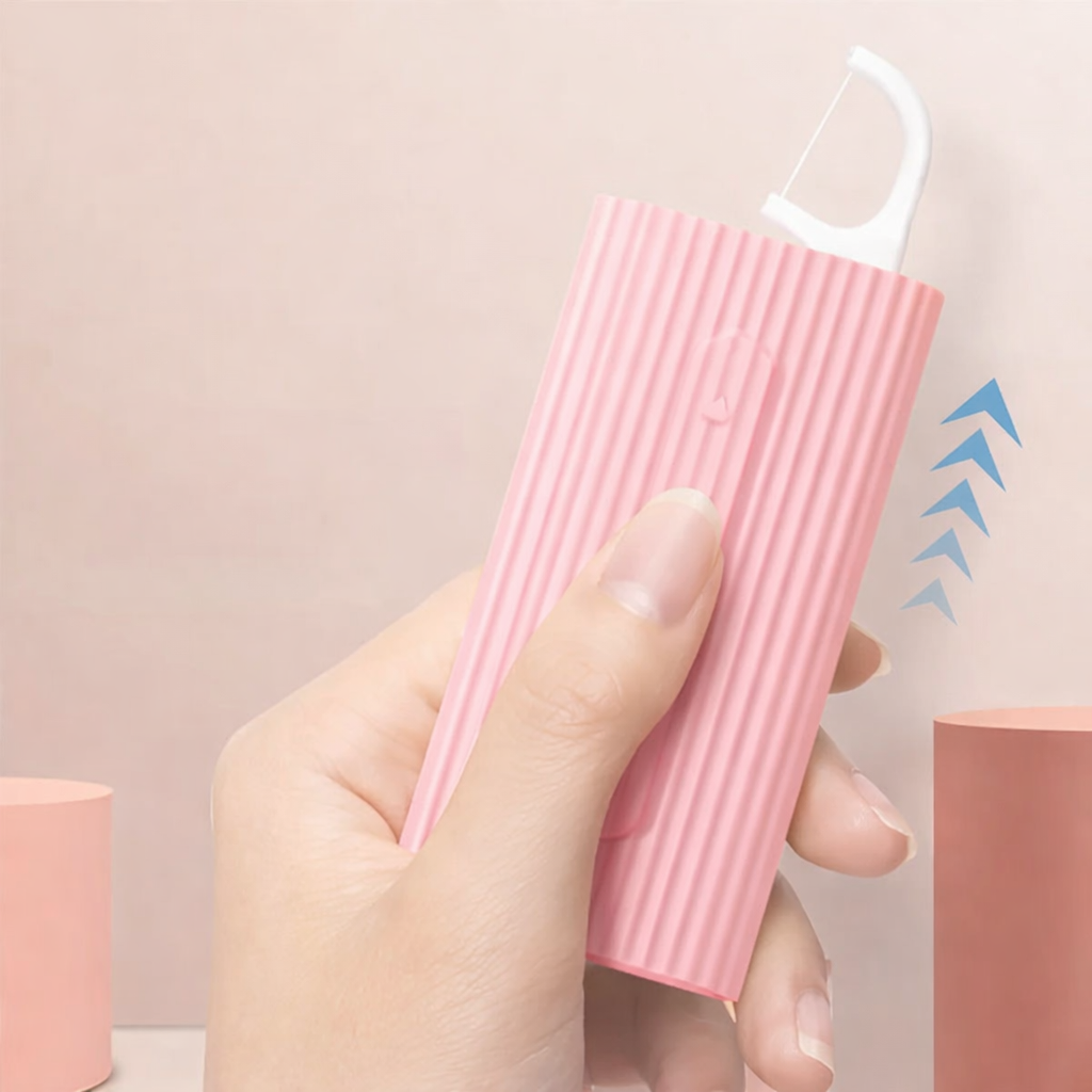 Estuche dispensador de palillos de hilo dental - Dressygt