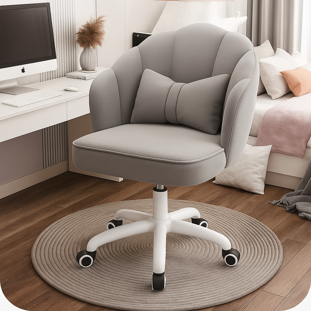 Silla giratoria con cojín decorativo - Dressygt