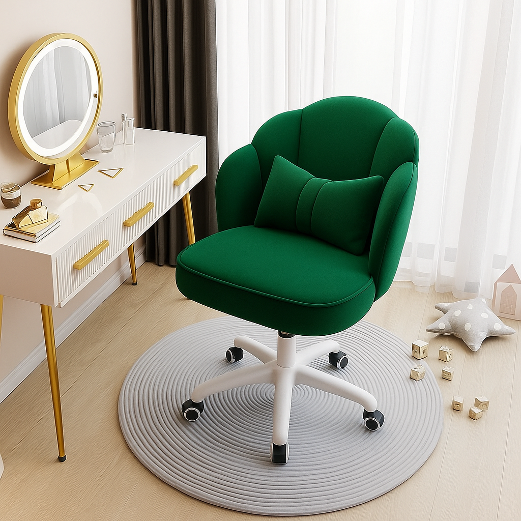 Silla giratoria con cojín decorativo - Dressygt