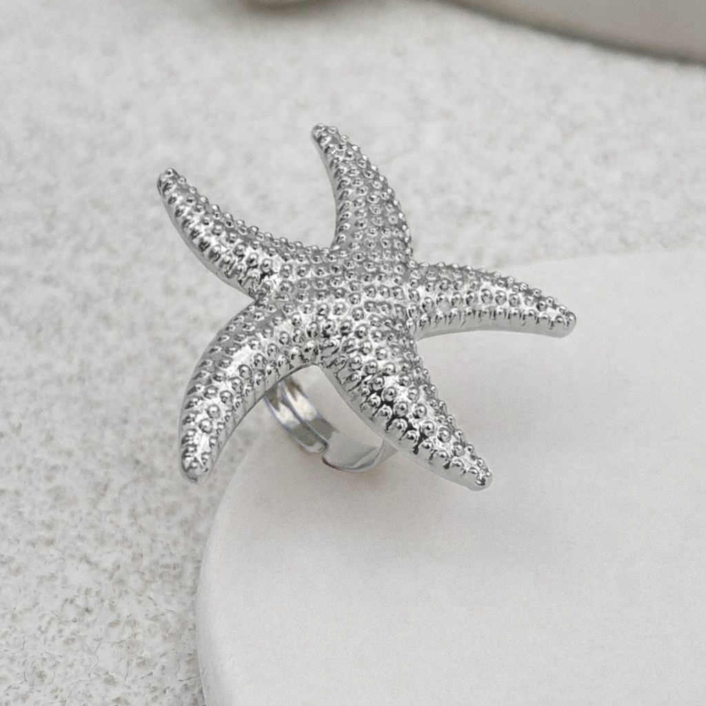 Anillo chunky de estrella de mar - Dressygt