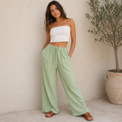 Pantalón ancho para dama - Dressygt