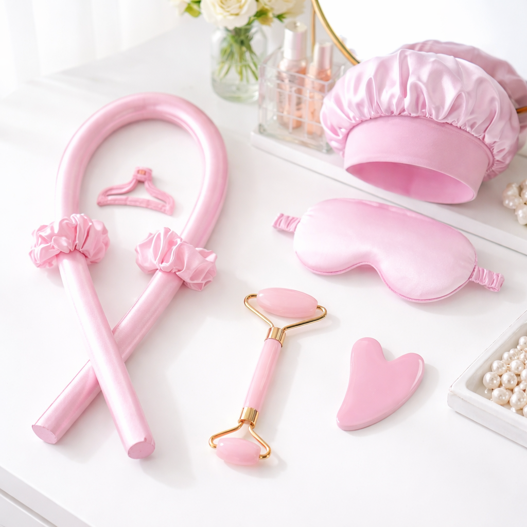 Kit completo de autocuidado facial y capilar 8 piezas - Dressygt