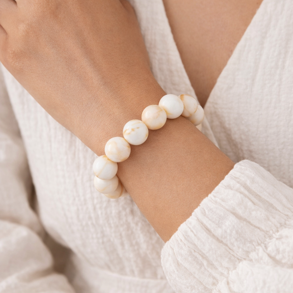 Pulsera de cuentas marmoleadas - Dressygt