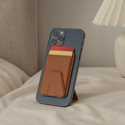 Tarjetero magnético con soporte para Celular