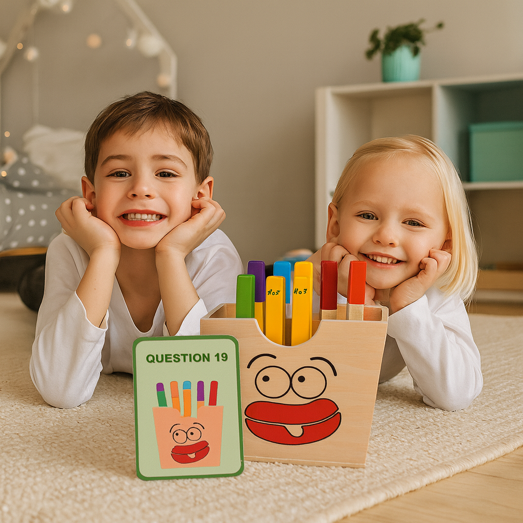 Juguete de madera tipo rompecabezas para niños - Dressygt