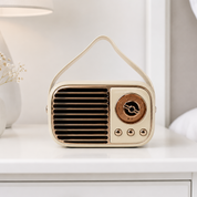 Bocina bluetooth retro portátil