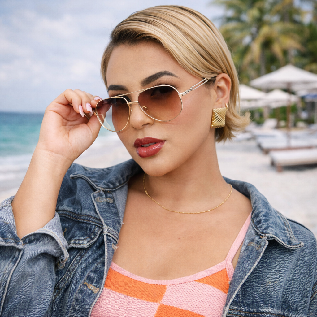 Lentes unisex estilo gota - Dressygt