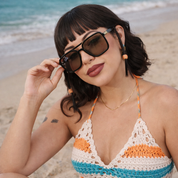 Lentes cuadrados de sol unisex - Dressygt