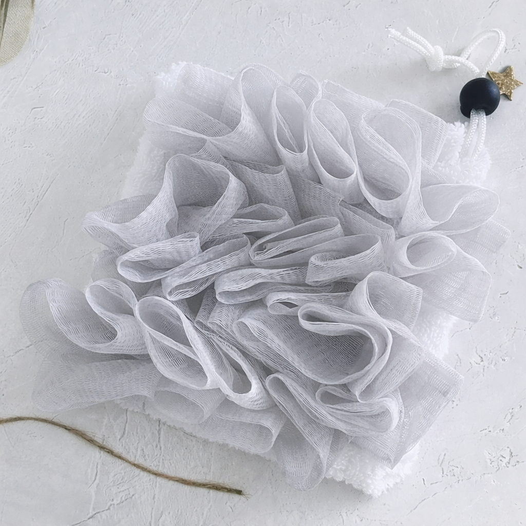 Esponja 2 en 1 para ducha