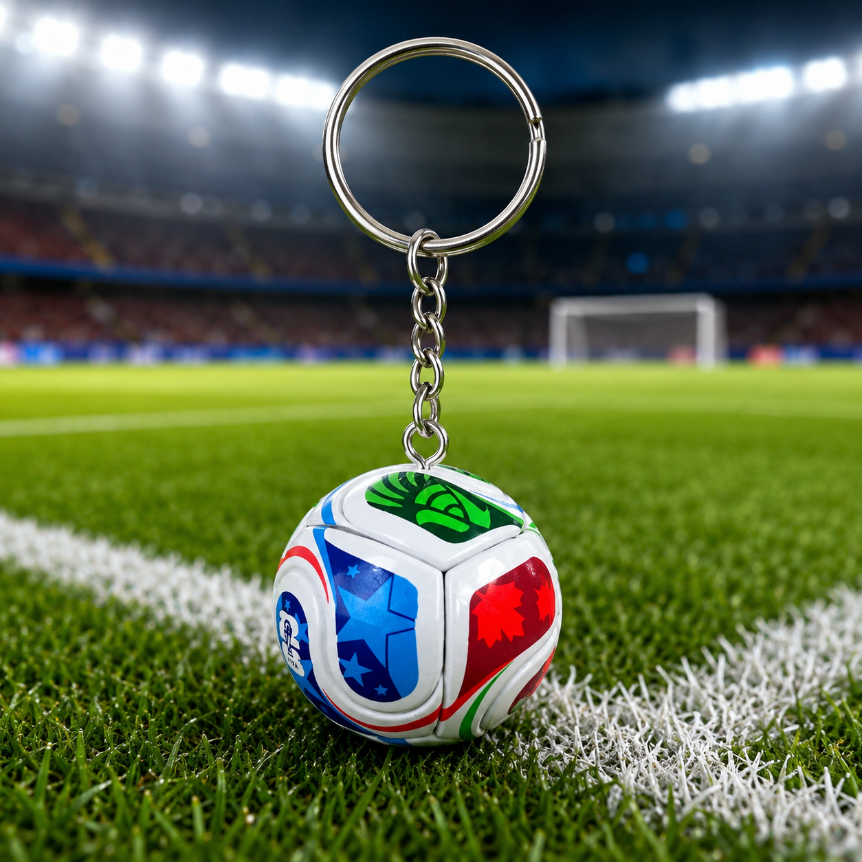 Docena de llaveros de balón mundialista - Dressygt