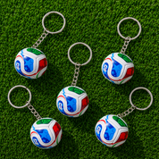 Docena de llaveros de balón mundialista - Dressygt