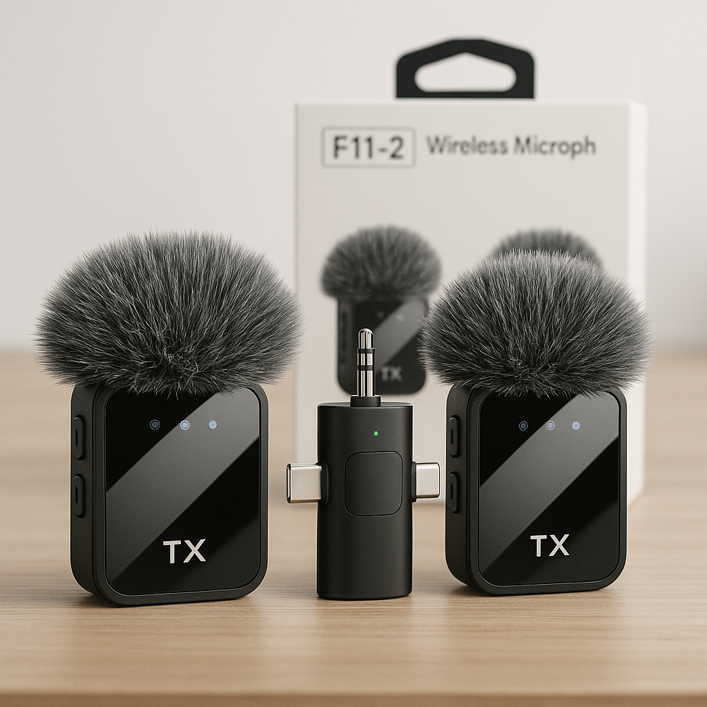 Micrófono inalámbrico doble F11-2 – Dressygt