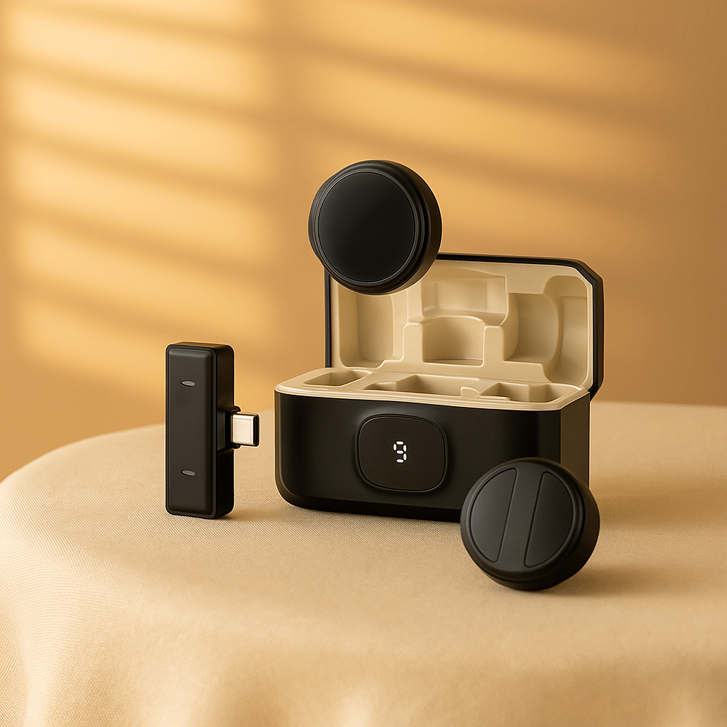 Set de micrófonos inalámbricos con base de carga digital - Dressygt