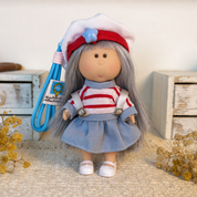 Llavero de muñeca con outfit
