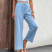 Pantalón casual wide leg
