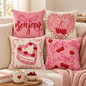 Set de 4 fundas pequeñas para cojín