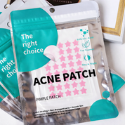 Parches para acné en forma de estrellas